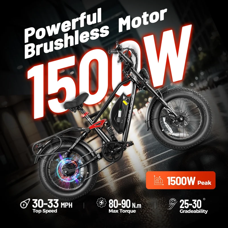 Eahora Luna Electric Bike 1000W Removable Battery Canada
