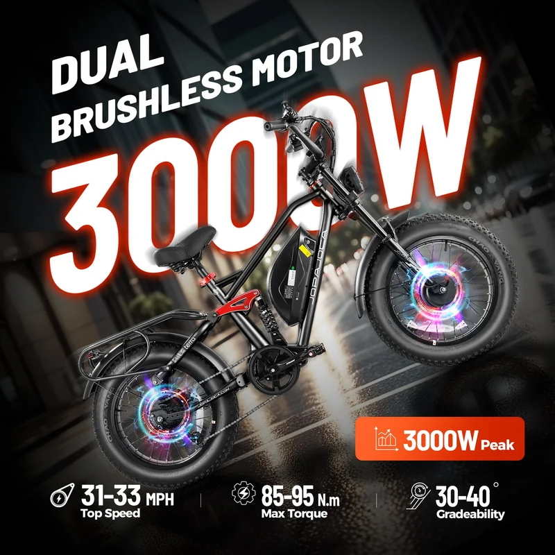Eahora Luna Electric Bike 1000W Removable Battery Canada