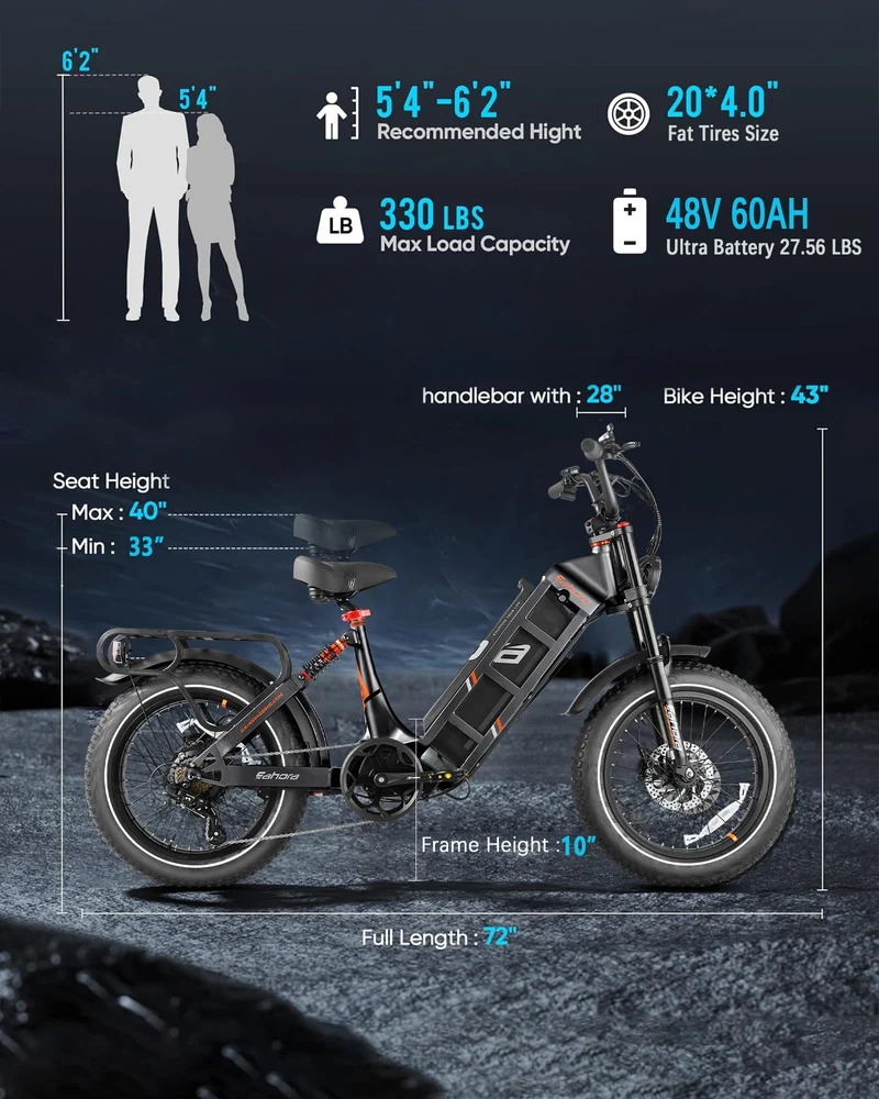 Eahora Juliet Pro II Dual Motor Electric Bike Canada