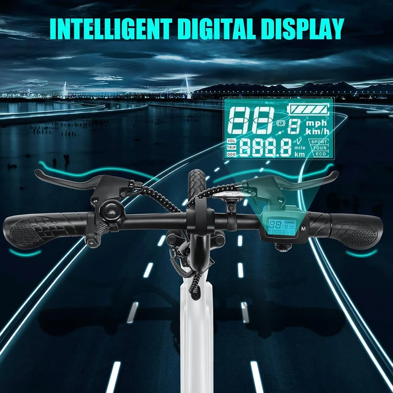 ANCHEER Foldable Suspension Electric Bike – Canada