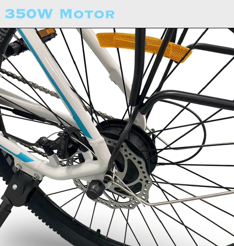 Abezil 26” 350W Electric Bike 468Wh Battery Canada