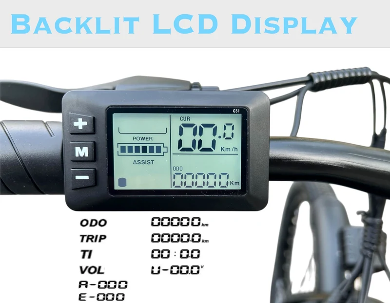 Abezil 26” 350W Electric Bike 468Wh Battery Canada