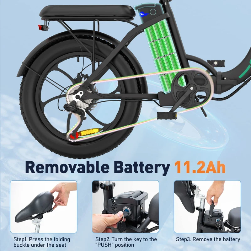 Colorway BK6S1 Folding Fat Tire E-Bike 750W Canada