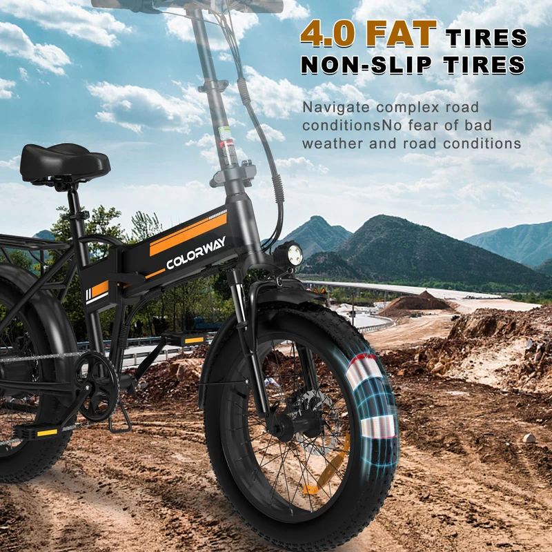 COLORWAY BK10 Electric Fat Tire Bike Canada