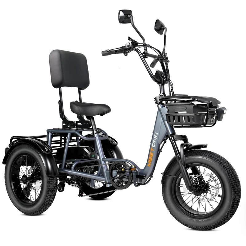 MeetOne Breeze Folding Electric Trike 500W – Canada