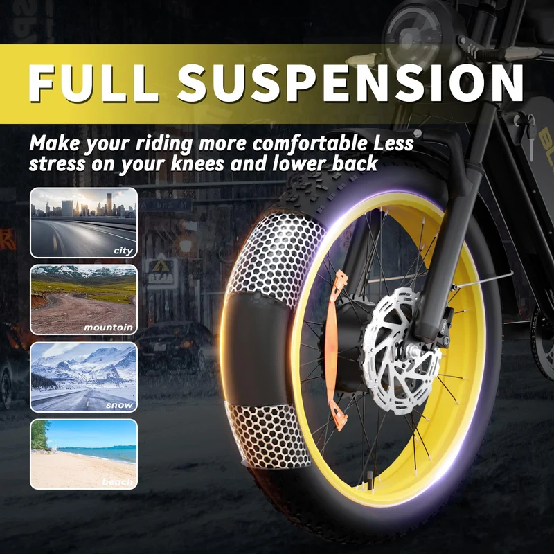 Bluvall K10 Dual Motor Electric Bike Canada – Fat Tire