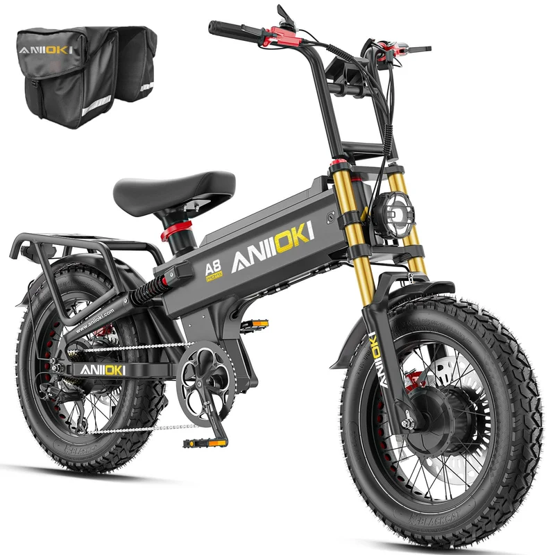 Aniioki A8 Pro Max Electric Bike (52V 70Ah, up to 150 km Range) Canada