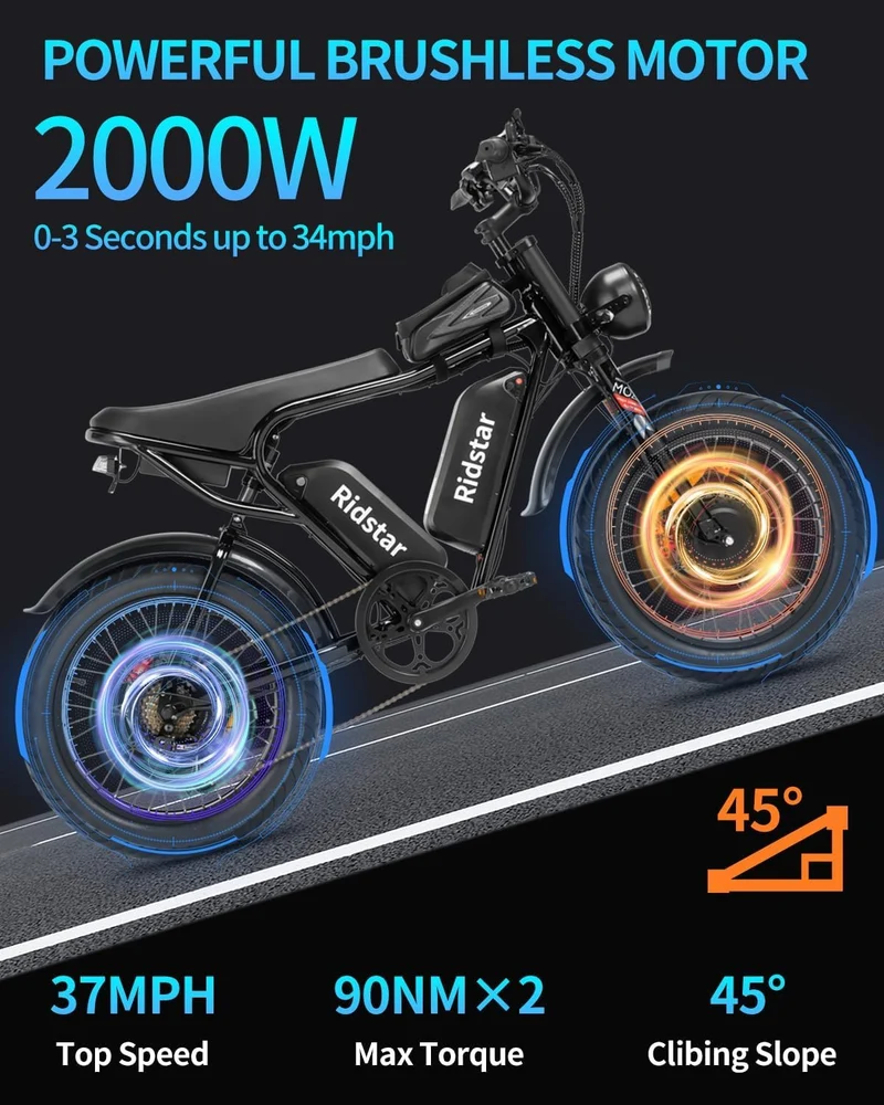 Ridstar Q20 Fat Tire Electric Bike Canada (2026)