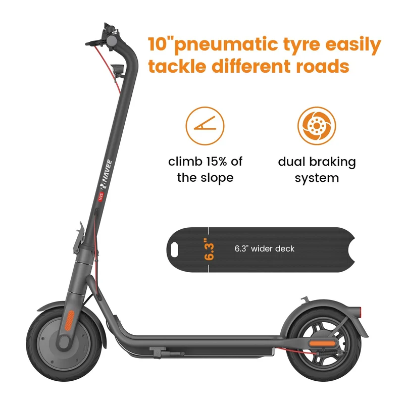 NAVEE V25 Electric Scooter – Foldable Commuter E-Scooter Canada