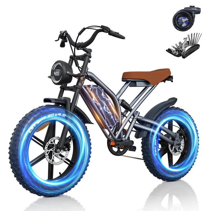 Jansno X50 Electric Bike – 750W Fat Tire E-Bike for Adults (Canada Model)