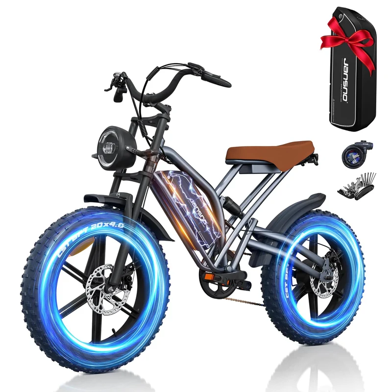 Jansno X50 Electric Bike – 750W Fat Tire E-Bike for Adults (Canada Model)
