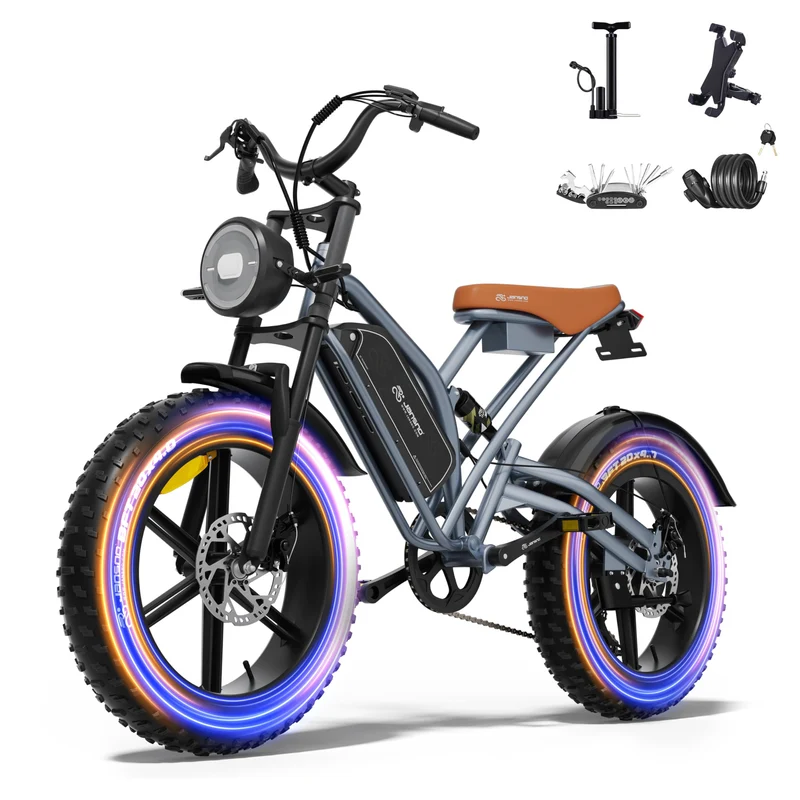Jansno X50 Electric Bike – 750W Fat Tire E-Bike for Adults (Canada Model)