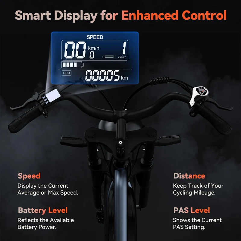 Jansno X50 Electric Bike – 750W Fat Tire E-Bike for Adults (Canada Model)