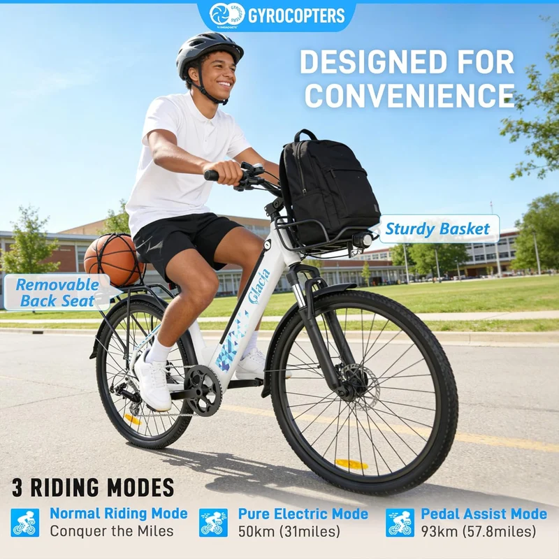 Gyrocopters Glacia Electric Bike Canada