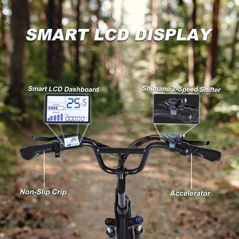 GELEISEN RP50 1000W Fat Tire E-Bike Canada