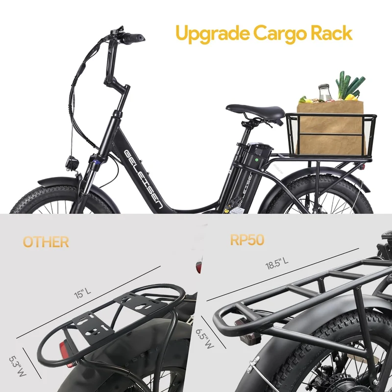 GELEISEN RP50 1000W Fat Tire E-Bike Canada