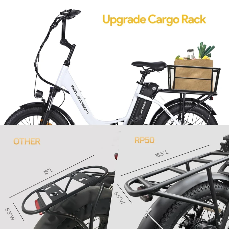 GELEISEN RP50 1000W Fat Tire E-Bike Canada
