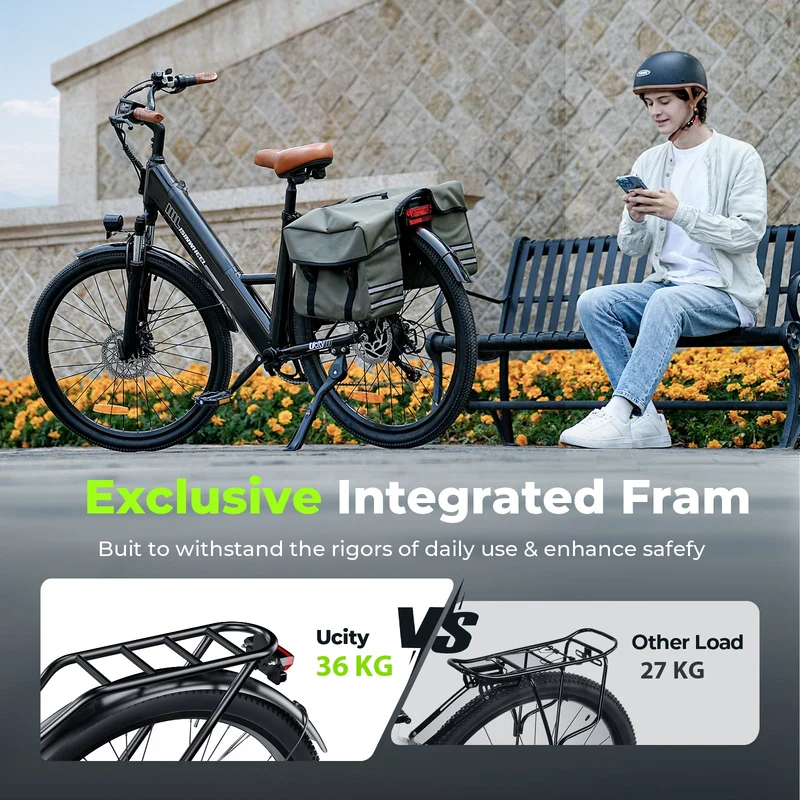 iSinwheel Ucitys Electric Cruiser Bike Canada