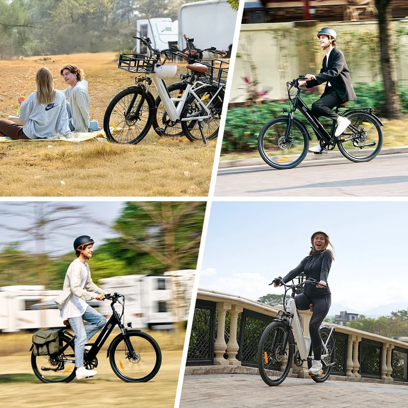 iSinwheel Ucitys Electric Cruiser Bike Canada