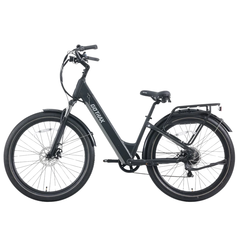 GOTRAX CTI2 Electric Bike 27.5 Inch Step-Thru - 32KPH 80KM Range