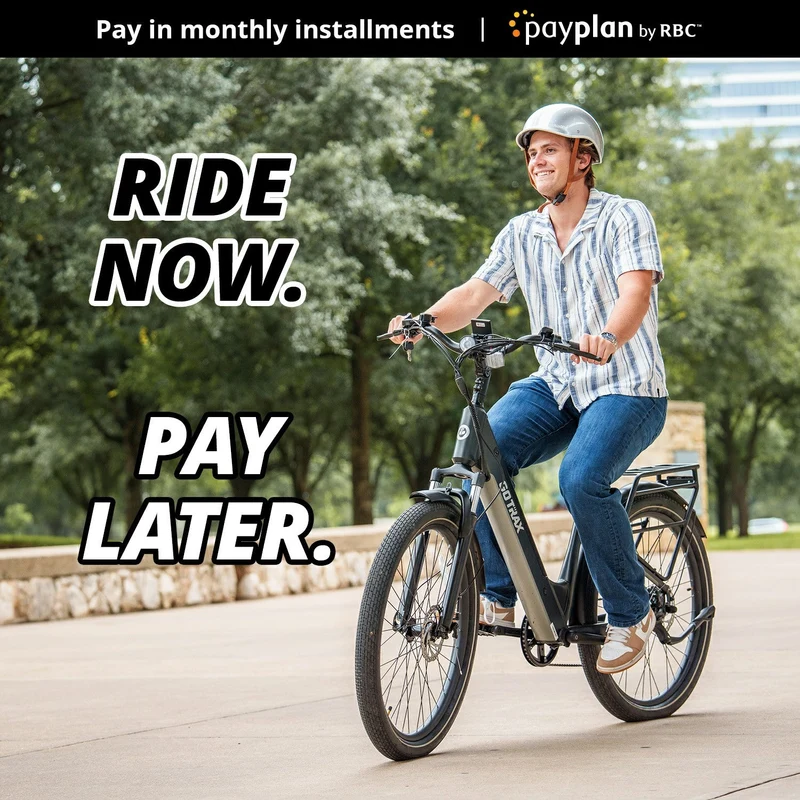 GOTRAX CTI2 Electric Bike 27.5 Inch Step-Thru - 32KPH 80KM Range