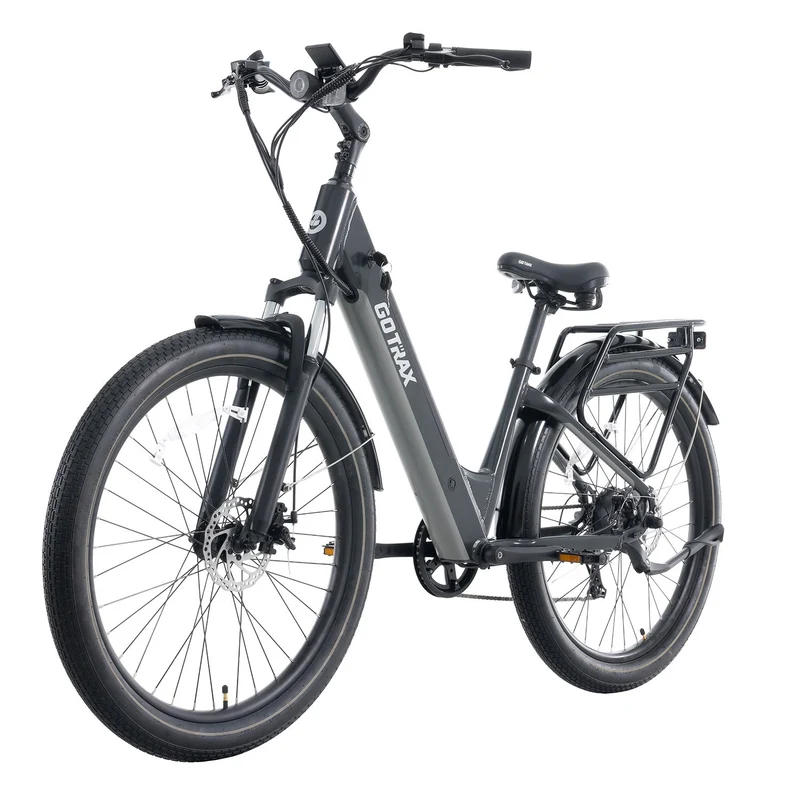 GOTRAX CTI2 Electric Bike 27.5 Inch Step-Thru - 32KPH 80KM Range