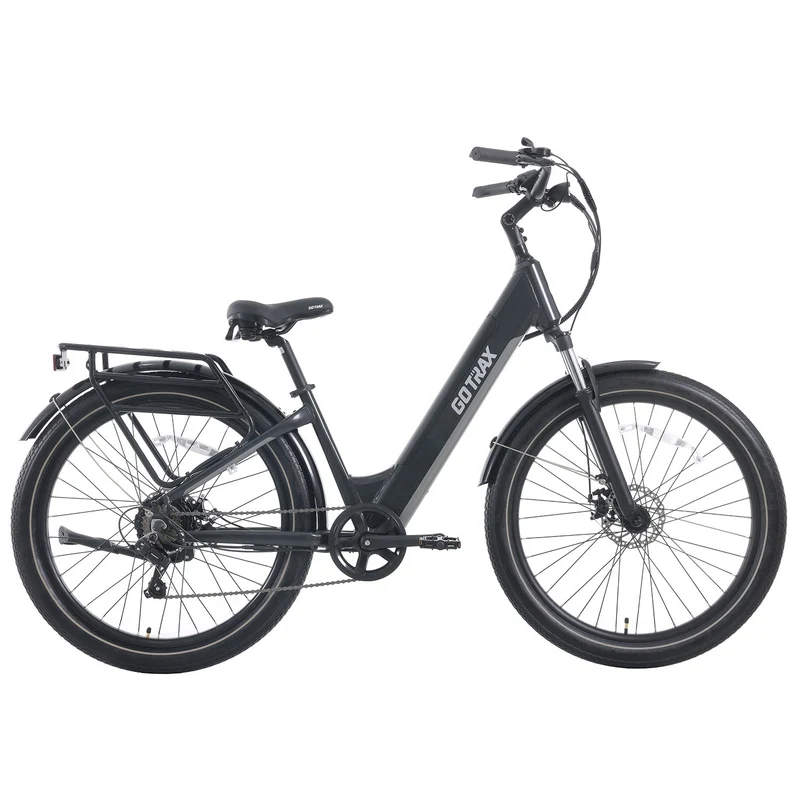 GOTRAX CTI2 Electric Bike 27.5 Inch Step-Thru - 32KPH 80KM Range