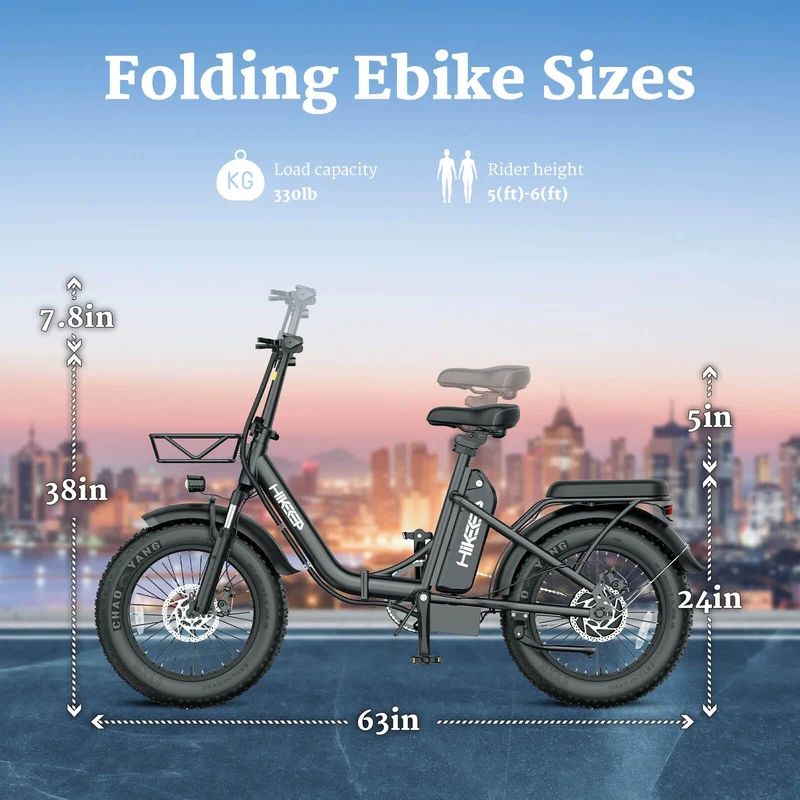 HiKeep D1 Folding Electric Bike 500W – Canada