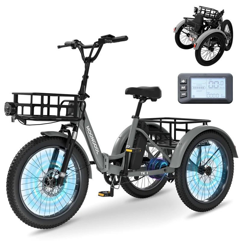 Mooncool TK1 Electric Tricycle - Best in Canada