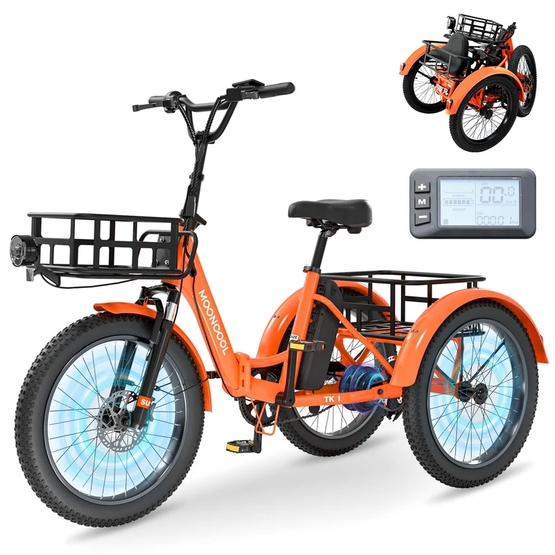 Mooncool TK1 Electric Tricycle - Best in Canada