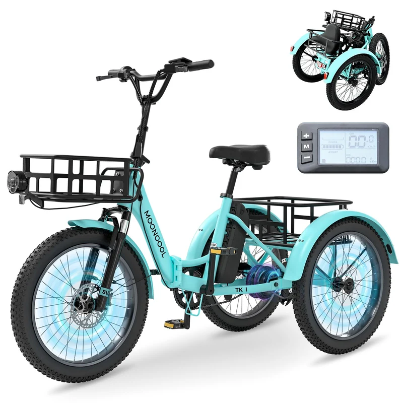 Mooncool TK1 Electric Tricycle - Best in Canada