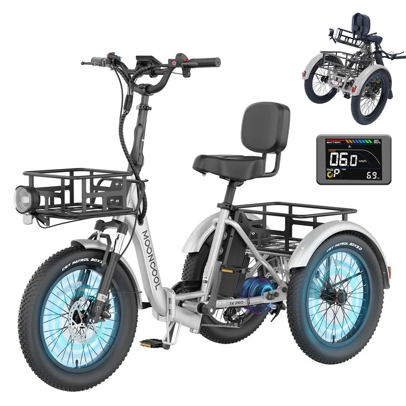 Mooncool TK1 Electric Tricycle - Best in Canada