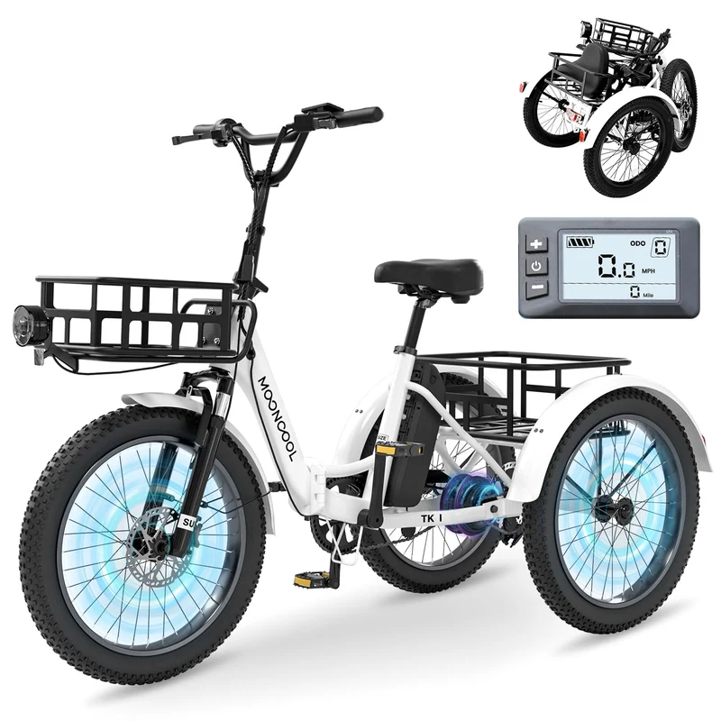 Mooncool TK1 Electric Tricycle - Best in Canada