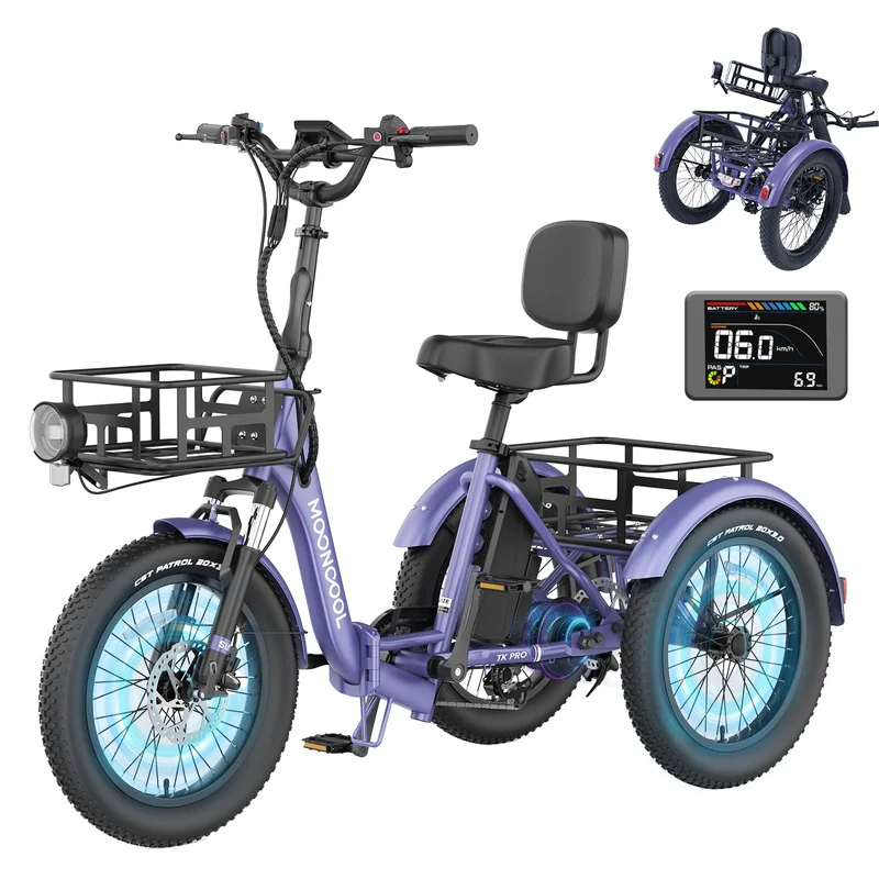 Mooncool TK1 Electric Tricycle - Best in Canada