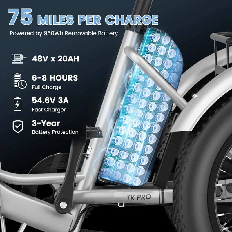 Mooncool TK1 Electric Tricycle - Best in Canada