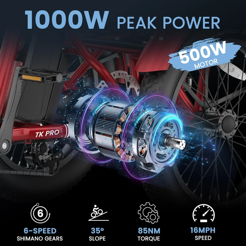 Mooncool TK1 Electric Tricycle - Best in Canada