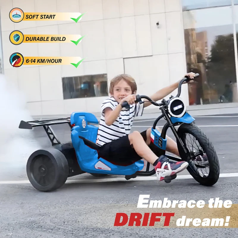 Voltz Toys 24V Drift Trike – Electric Ride-On Canada