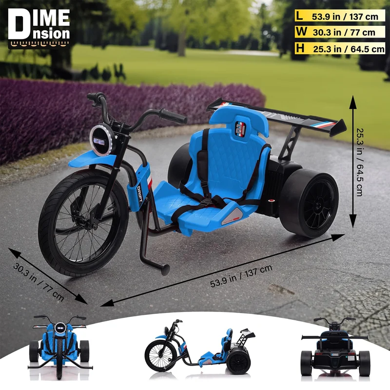 Voltz Toys 24V Drift Trike – Electric Ride-On Canada