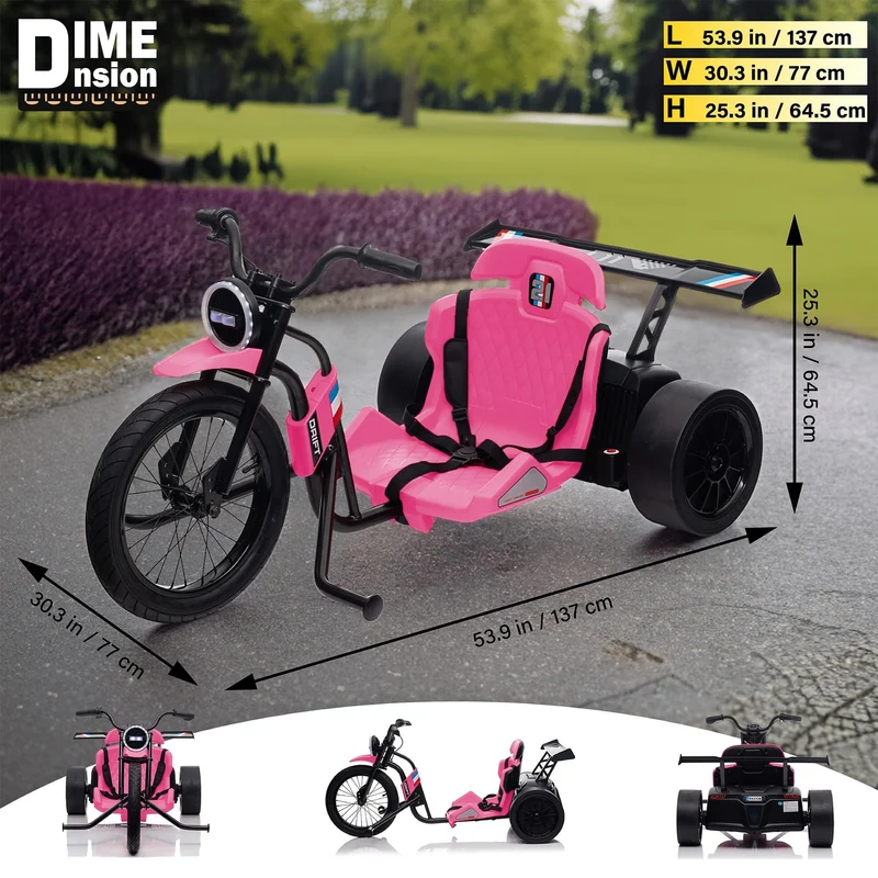 Voltz Toys 24V Drift Trike – Electric Ride-On Canada