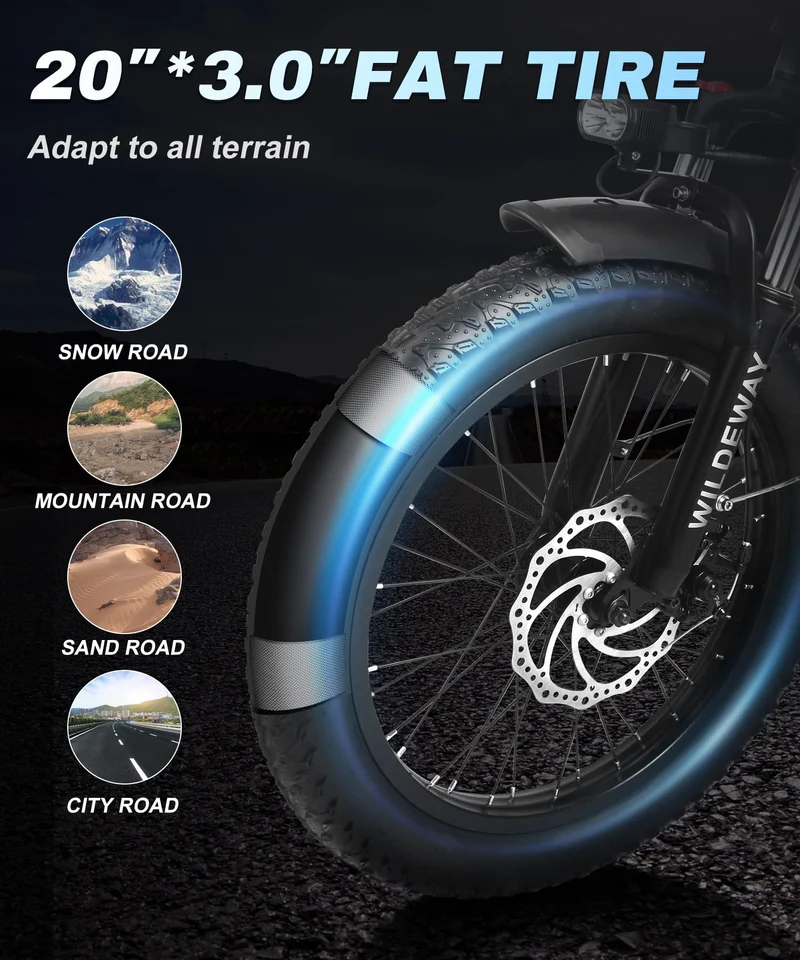 Wildeway FW11 Folding E-Bike (48V 32Ah, Long-Range) — Canada Specs & Legality