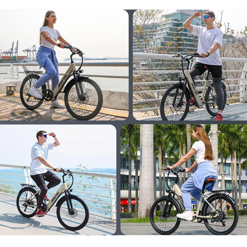 Aairsk SU7 750W Peak 36V 13Ah Electric Bike – Compact Long-Range City Commuter E-Bike Canada