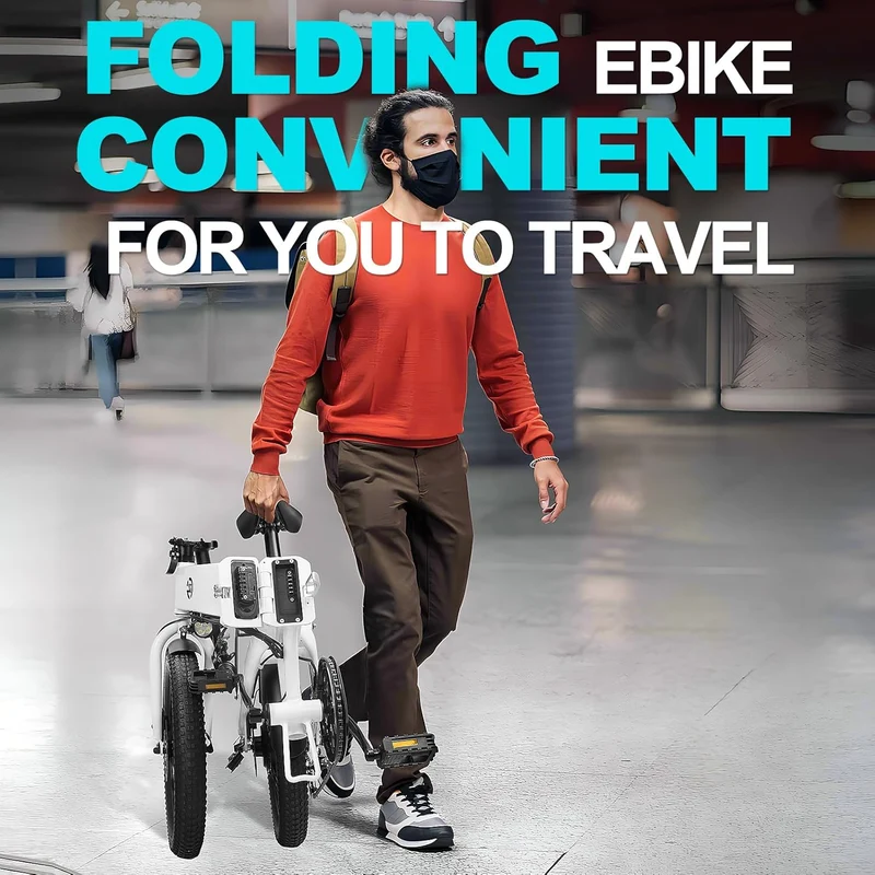 Jasion EB7 Folding E-Bike – Long Range Electric Bike Canada