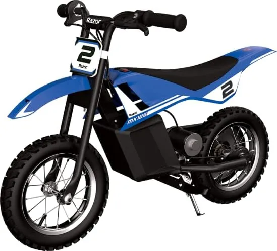 Razor MX125 Kids Electric Dirt Bike – 100W Motor, 13 km/h, Canada Edition