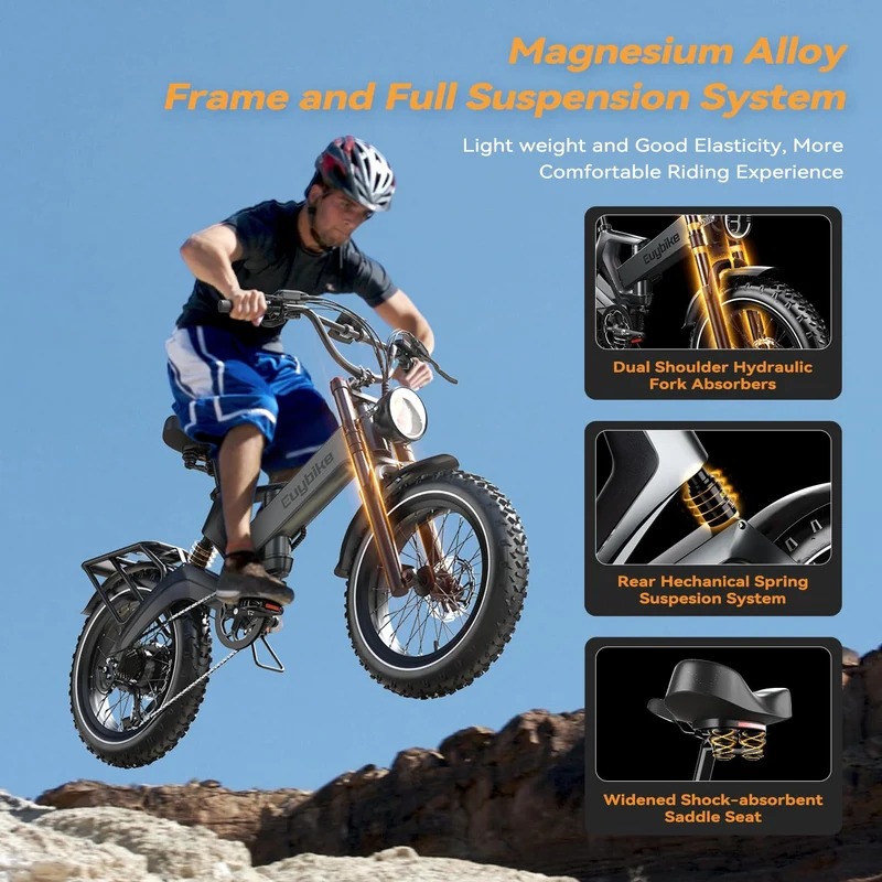 EUYBIKE K6 Pro Folding Fat-Tire E-Bike 2000W – Canada