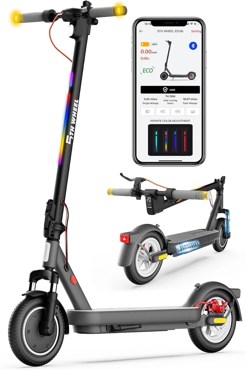 5TH WHEEL V48Pro Electric Scooter – 800W Hub Motor, 32 km Range (Canada)