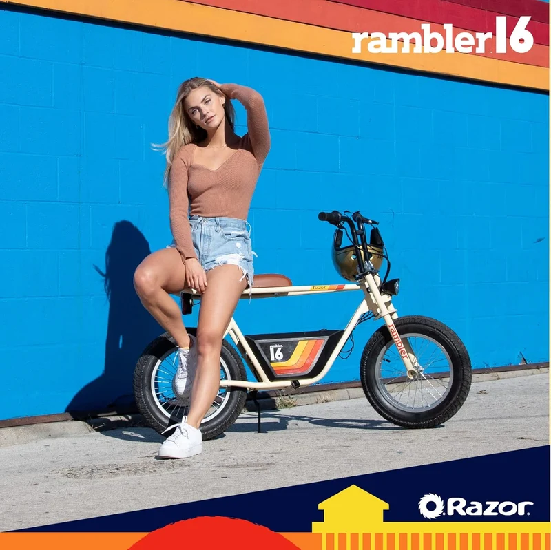 Razor Rambler 16 Electric Minibike – 36V Retro-Style E-Bike Canada