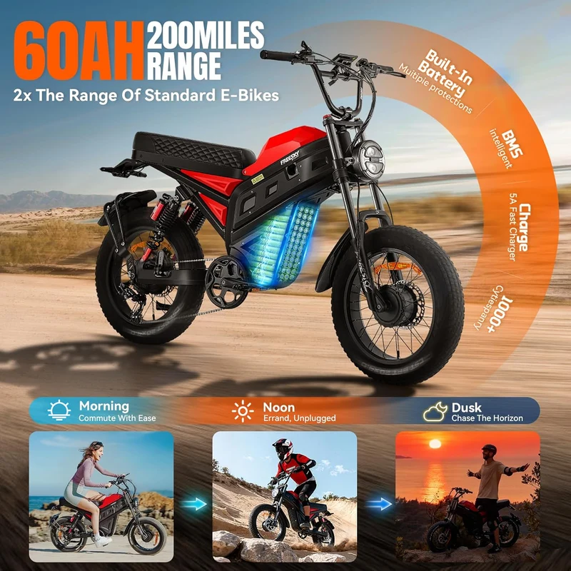 FREESKY Cheetah Fat Tire Electric Bike