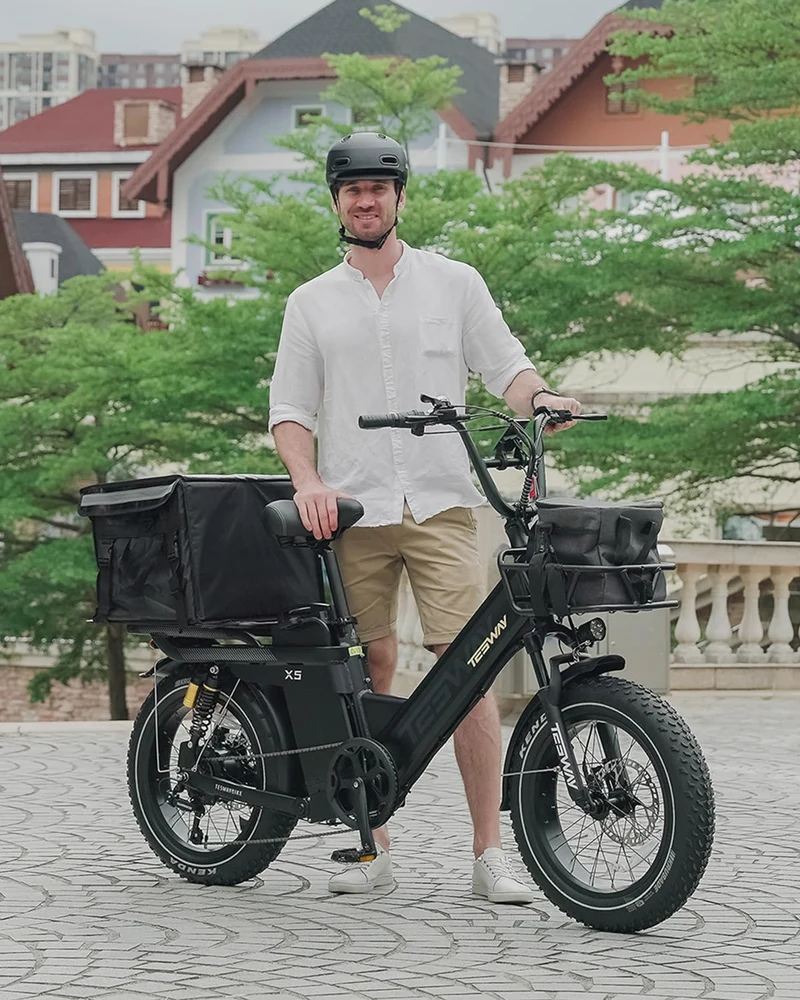 TESWAY X5 Pro Electric Bike Canada – Dual Motor 60Ah Long Range E-Bike