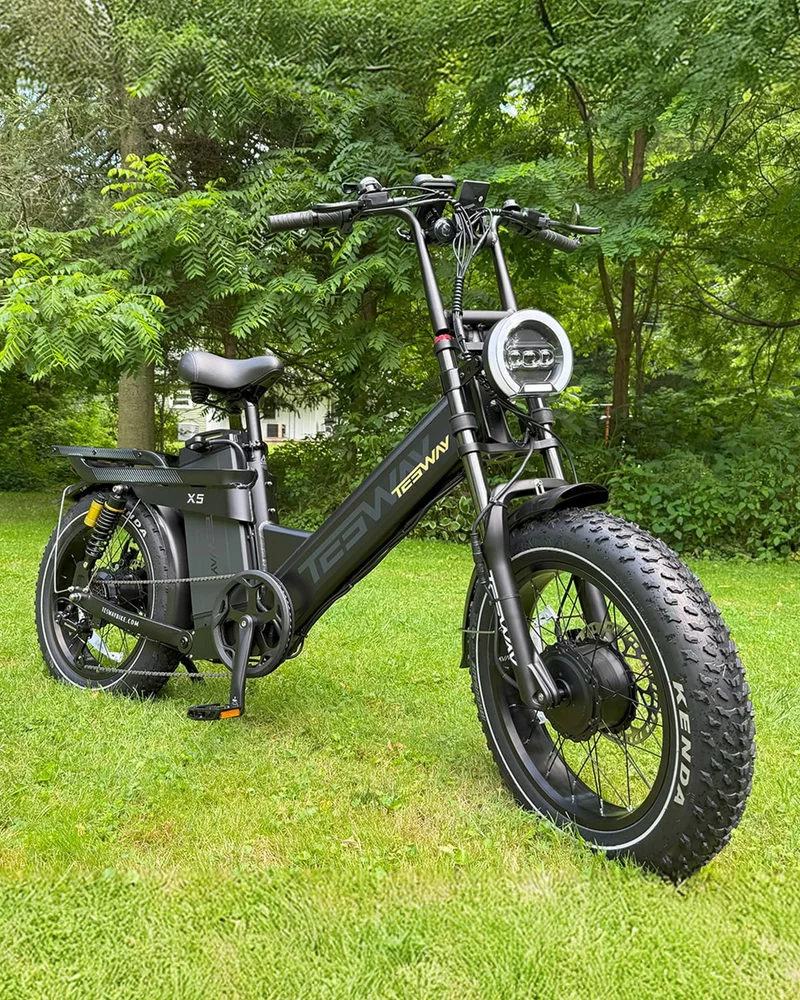 TESWAY X5 Pro Electric Bike Canada – Dual Motor 60Ah Long Range E-Bike