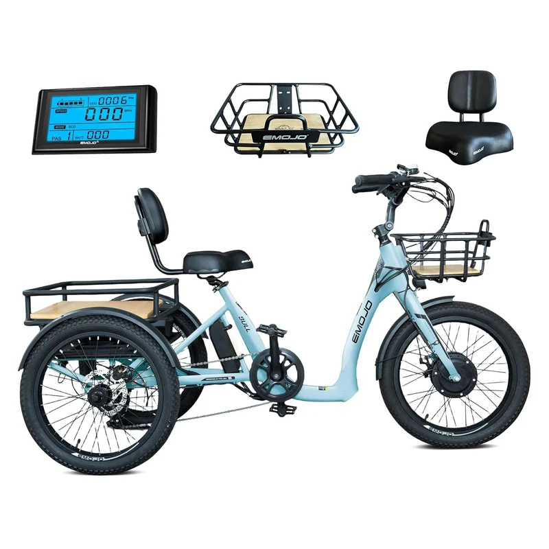 Emojo Bull Step-Through Electric Trike 500W Canada